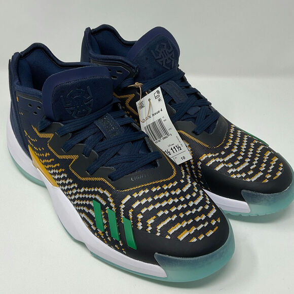 Adidas D.O.N. Issue 4 Utah Jazz Basketball Shoes Men Size 10.5 GY6504 NEW NWT - Picture 1 of 10